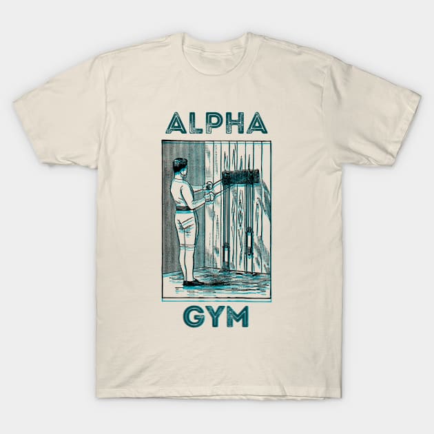 Alpha Gym Workout Beast T-Shirt by TJWDraws